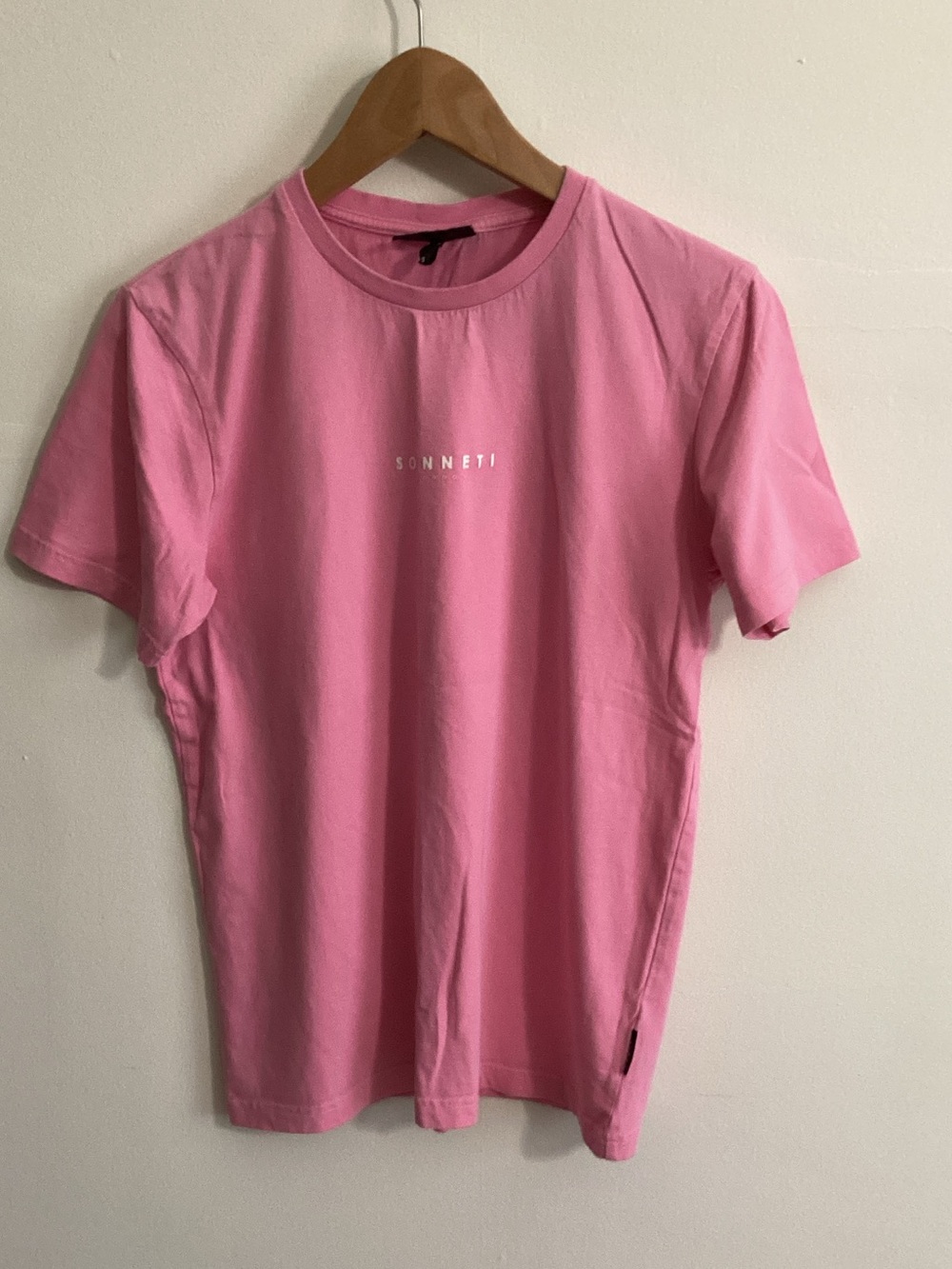 Pink Crewneck short sleeve Tee